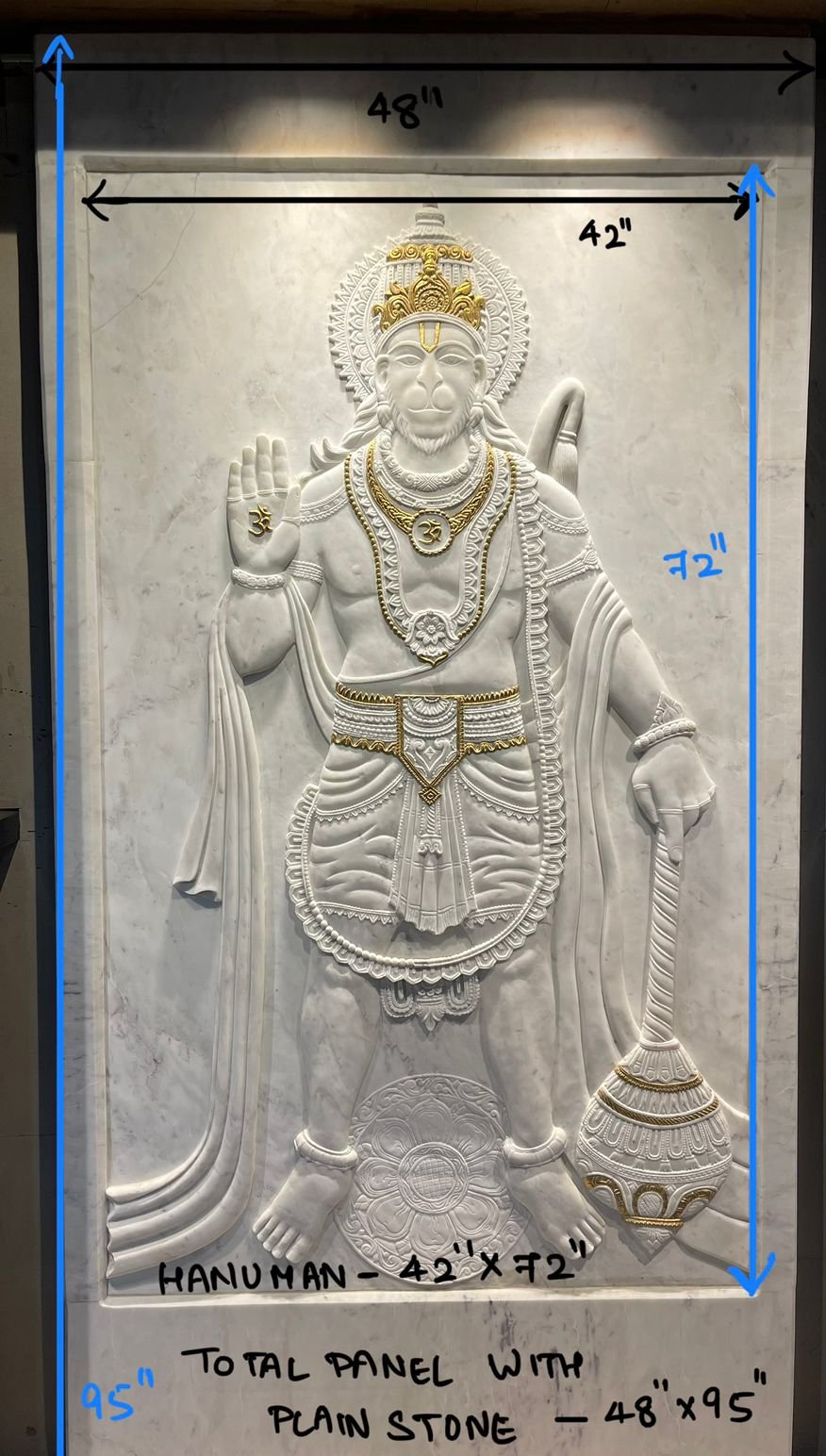 Planning and Mockup of Hanuman idol
