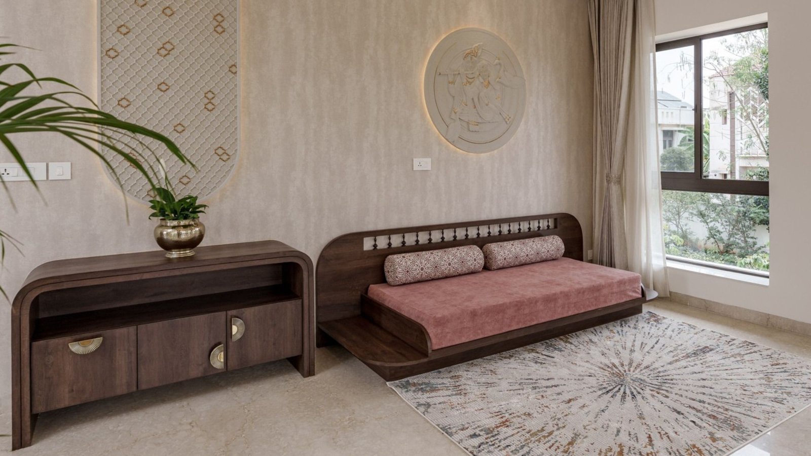 Yoga room day bed